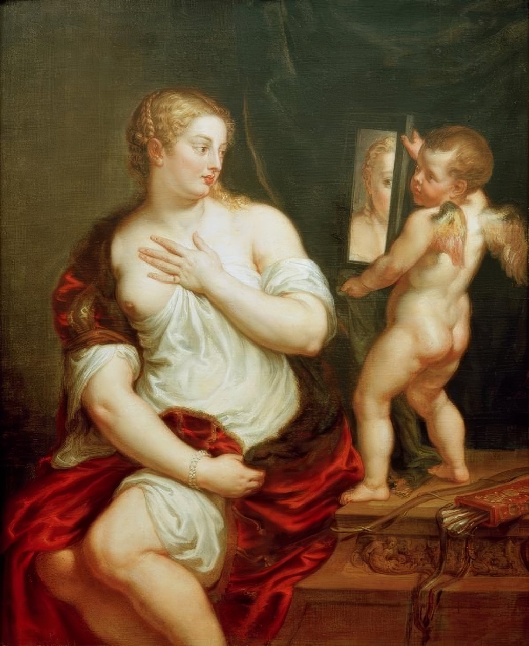 Toilet van Venus door Peter Paul Rubens