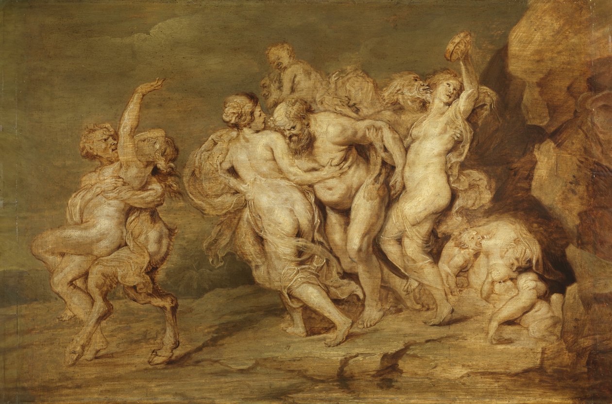 Triomf van Silenius, 1600-99 door Peter Paul Rubens