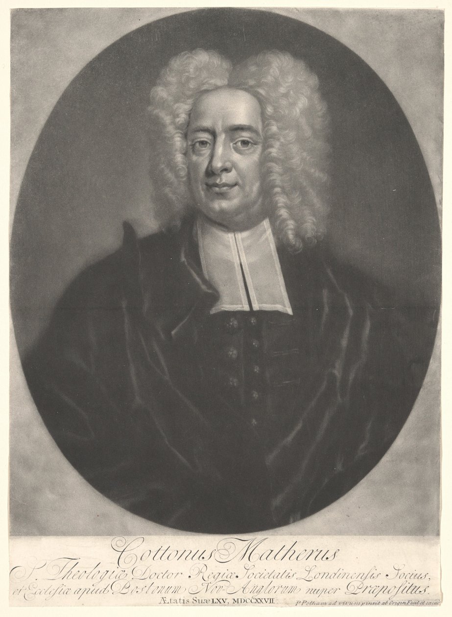 Cotton Mather door Peter Pelham