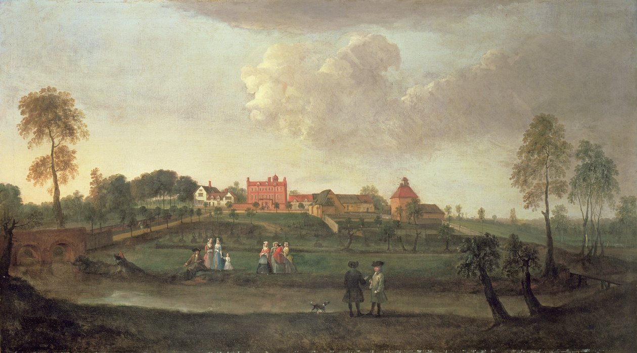 Little Haugh Hall, Suffolk door Peter Tillemans