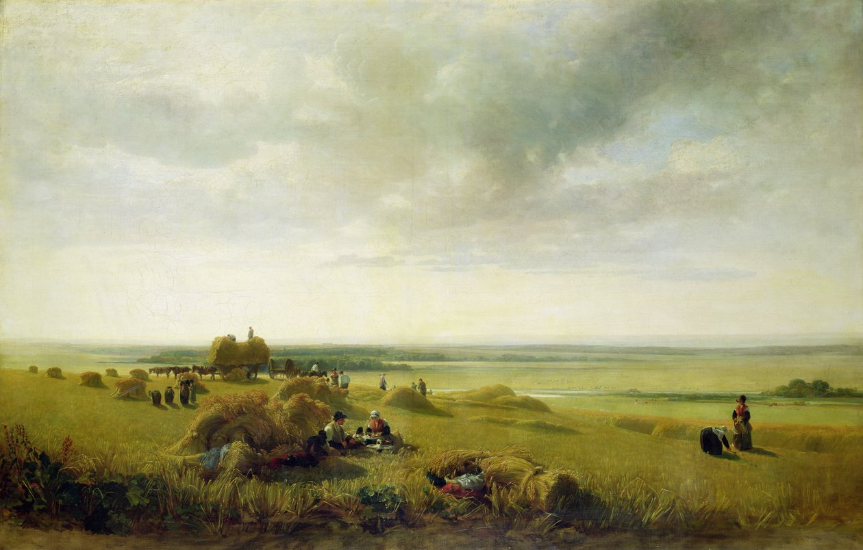 Een Korenveld door Peter de Wint
