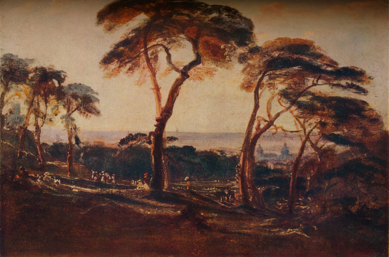 Greenwich Park, ca. 1822 door Peter de Wint
