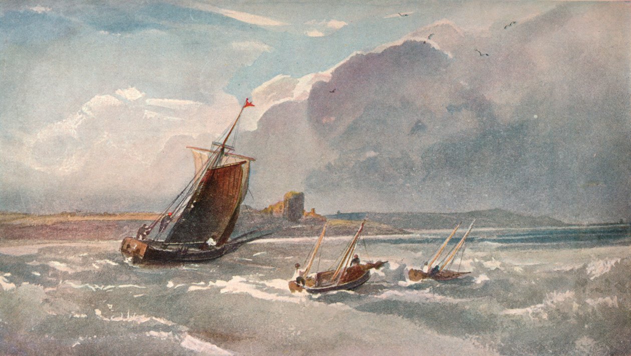 Nadert de haven, ca. 1820 door Peter de Wint
