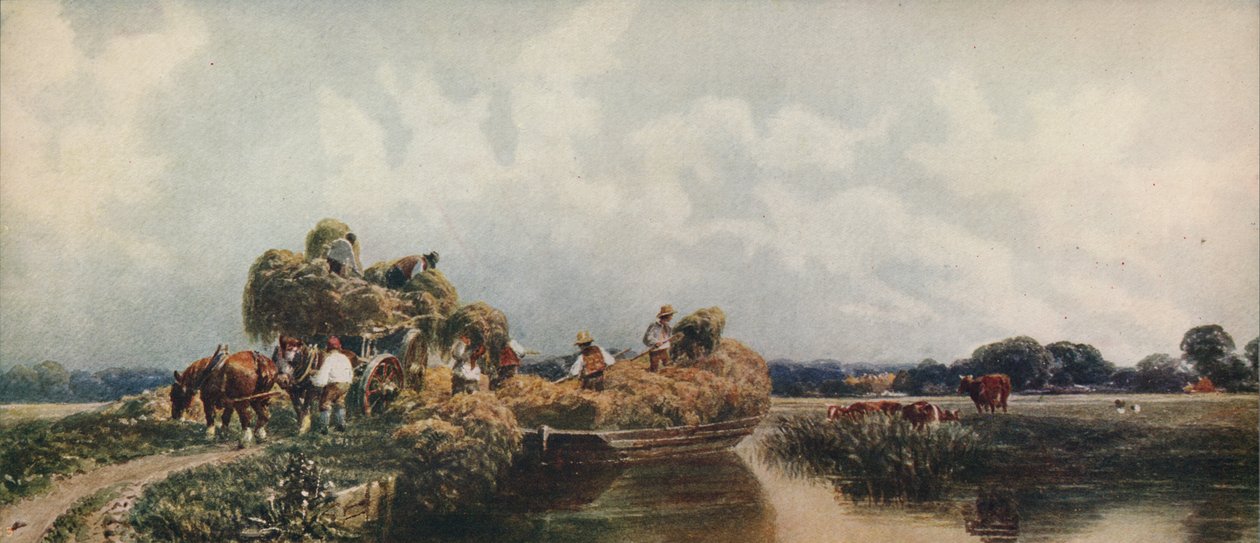 Romeins Kanaal, Lincolnshire, c1840, c1915 door Peter de Wint