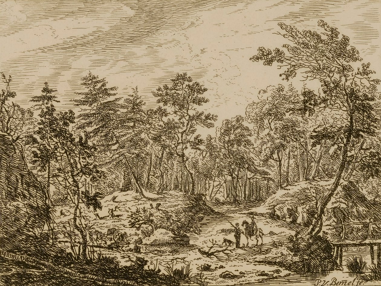 Landschap door Peter von Bemmel