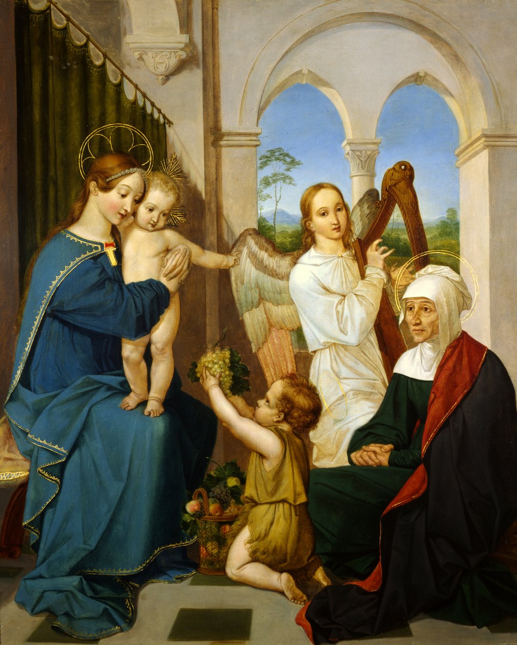 Heilige Familie door Peter von Cornelius