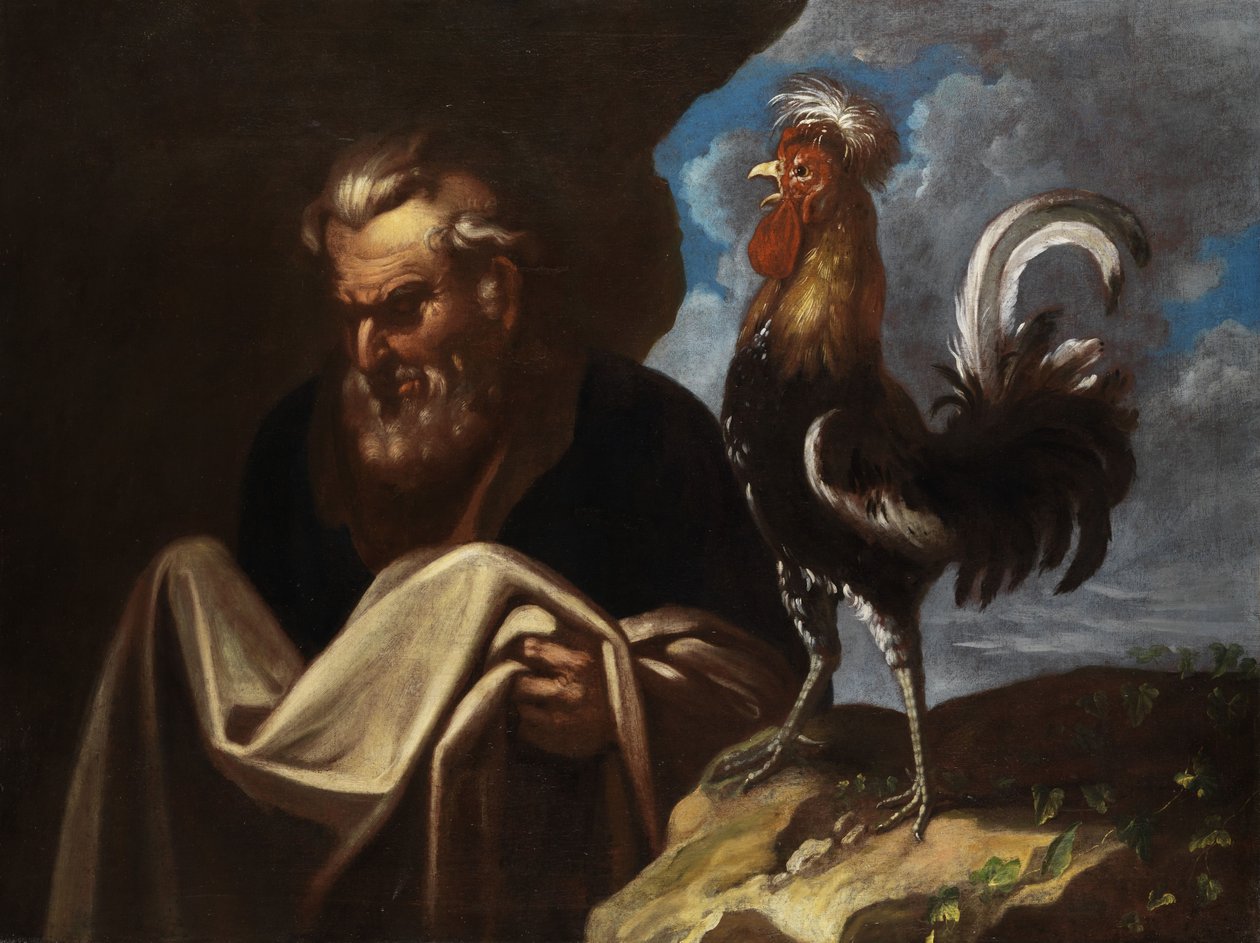 Petrus met de Haan door Petr Brandl