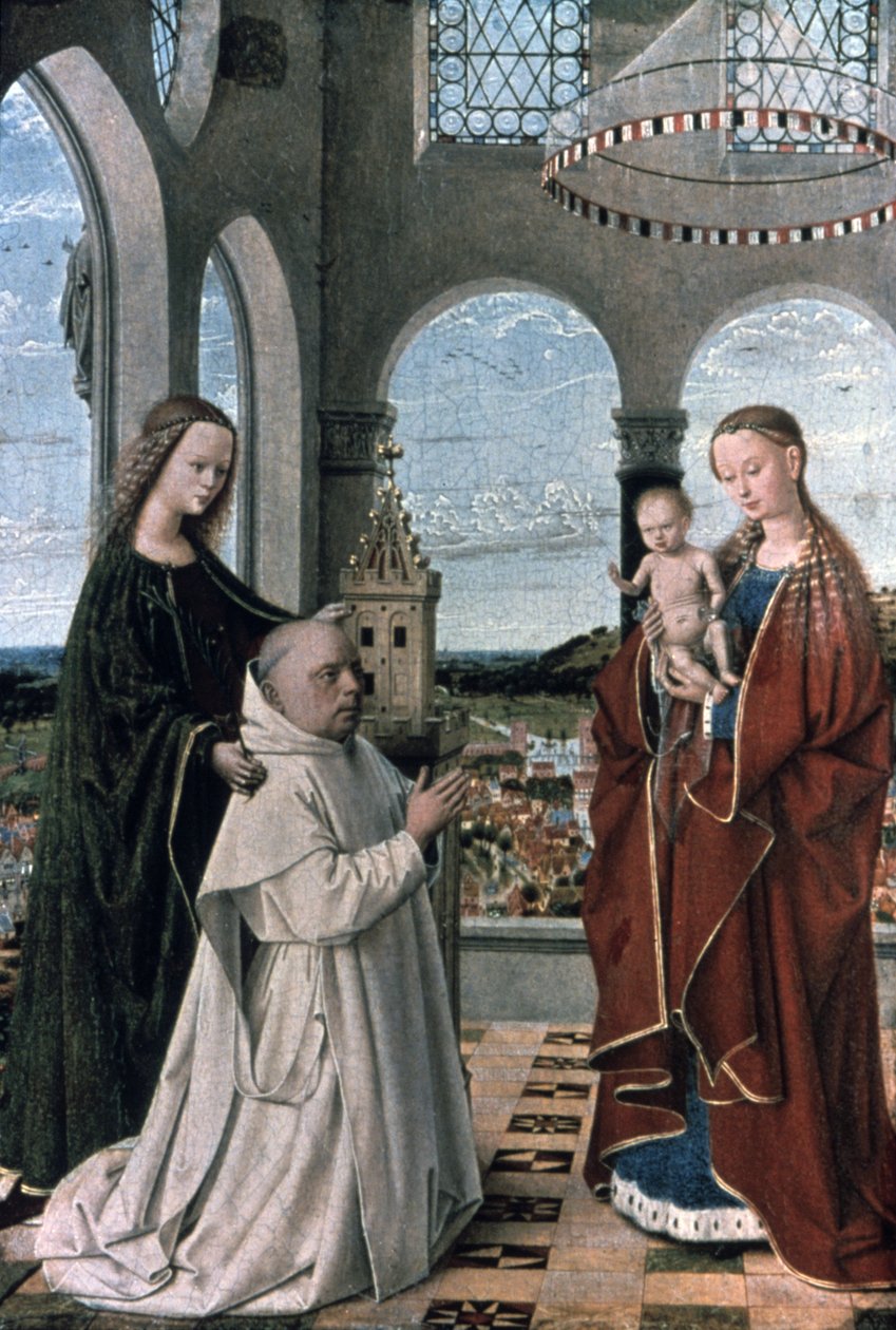 Madonna en Kind, 15e eeuw door Petrus Christus