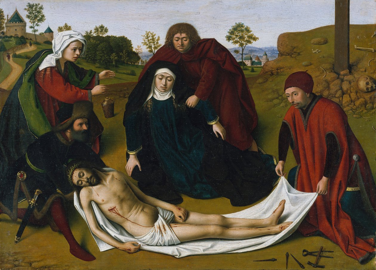 De klaagzang, ca. 1450 door Petrus Christus