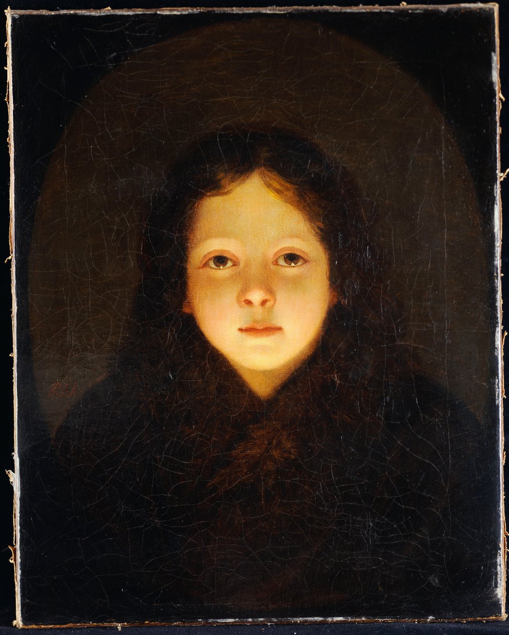 Een Meisje, Hoofd en Schouders door Petrus van Schendel