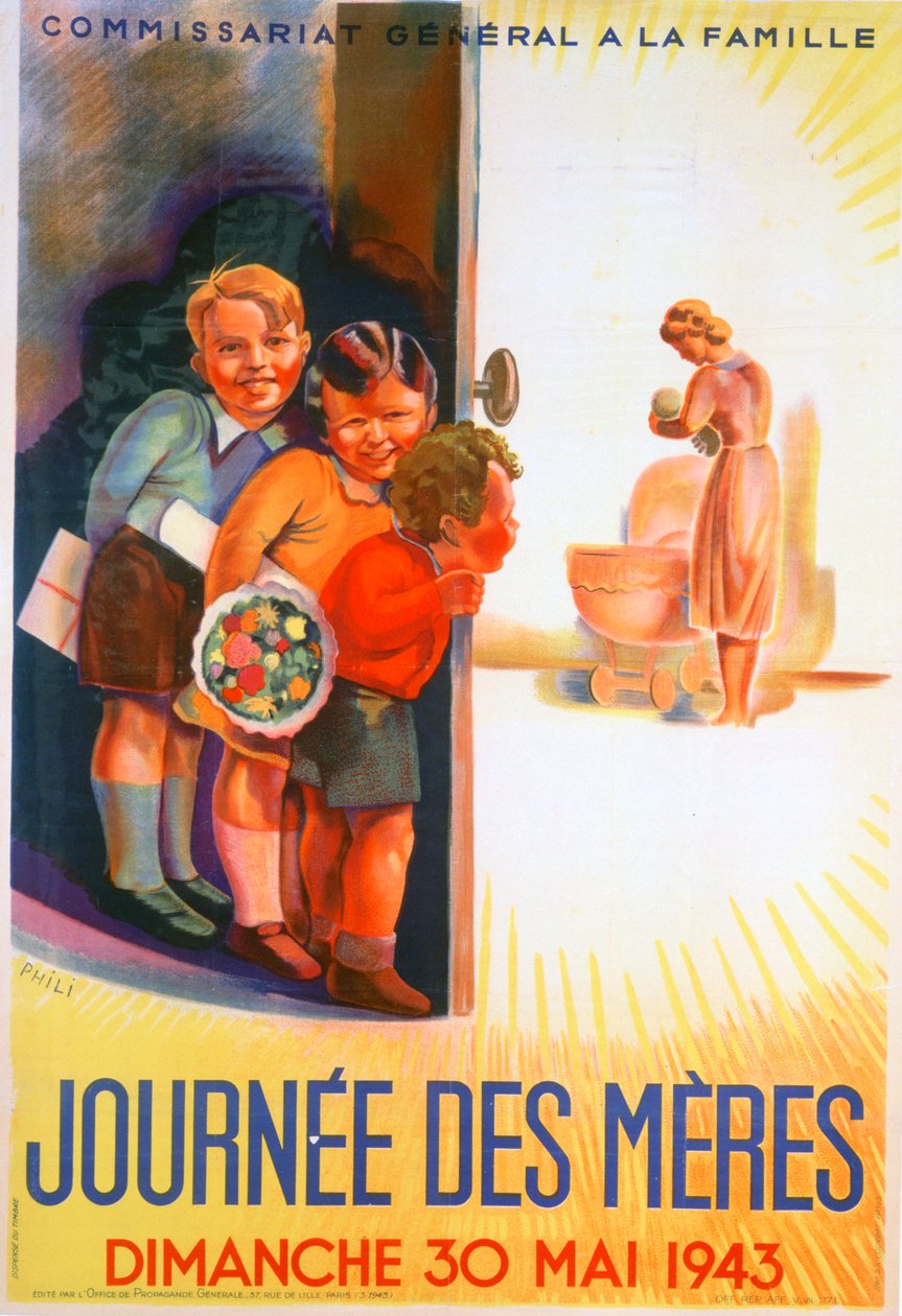 Moederdag, zondag 30 mei 1943 door Phili
