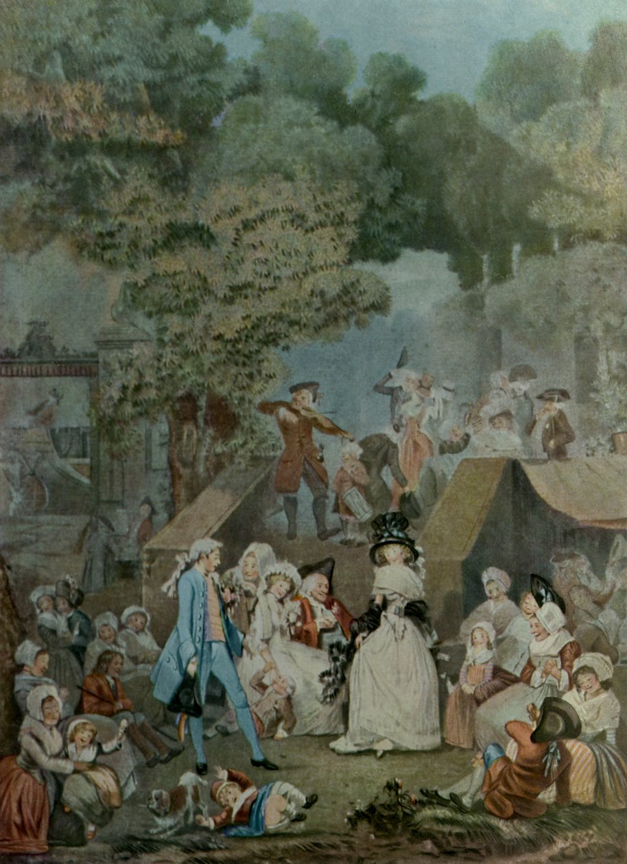 Het huwelijk in het kasteel door Philibert Louis Debucourt