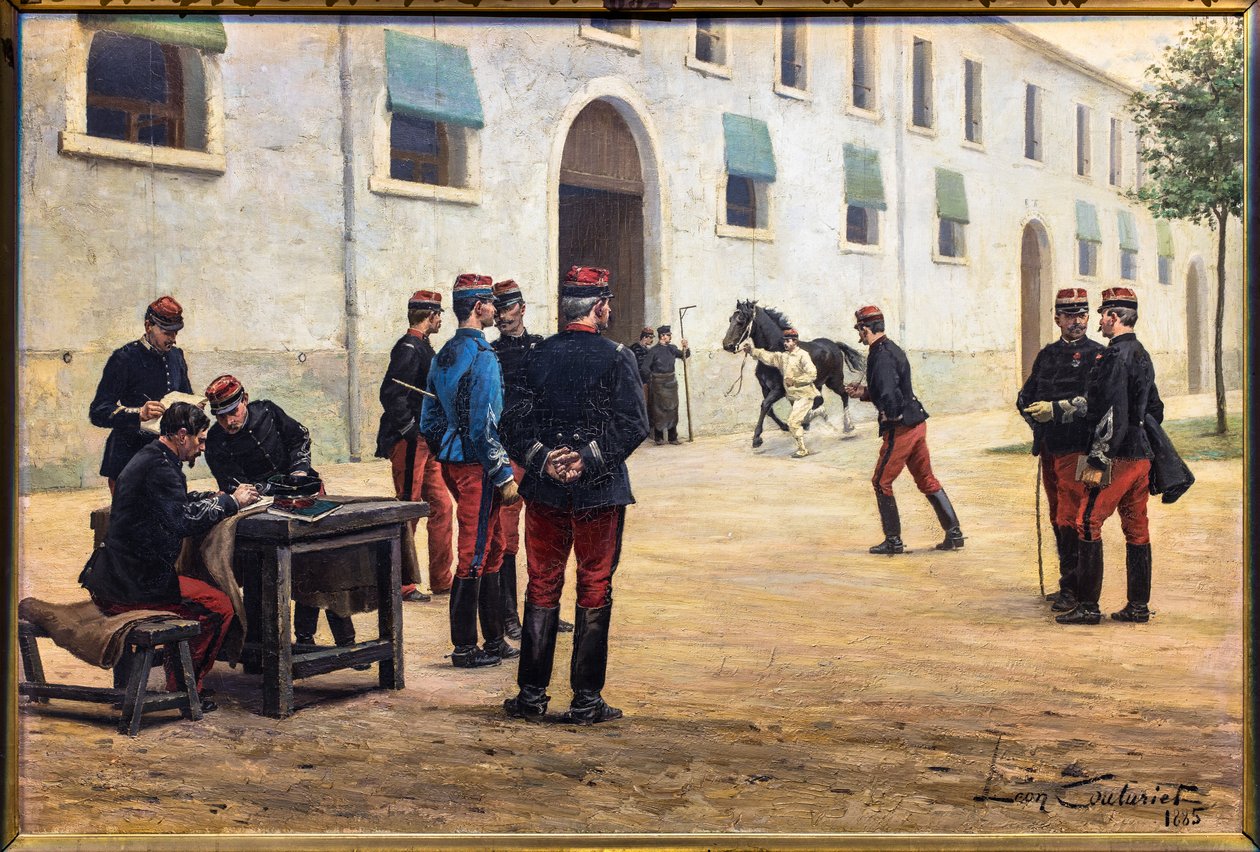 Het paard door Philibert Leon Couturier