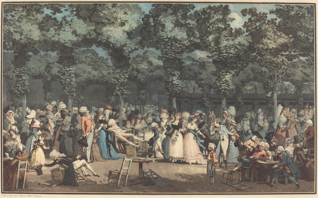 De Openbare Promenade door Philibert Louis Debucourt