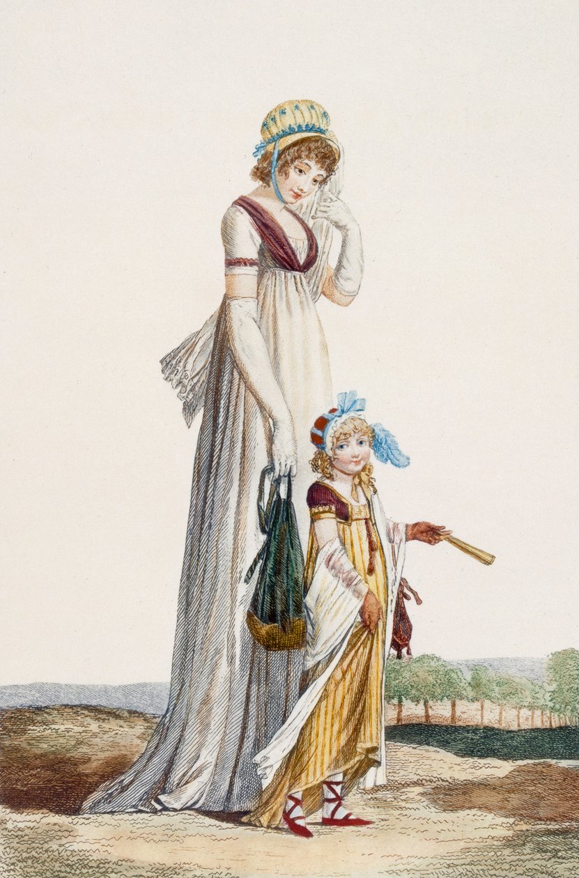 Jonge moeder en kind, 1800 door Philibert Louis Debucourt