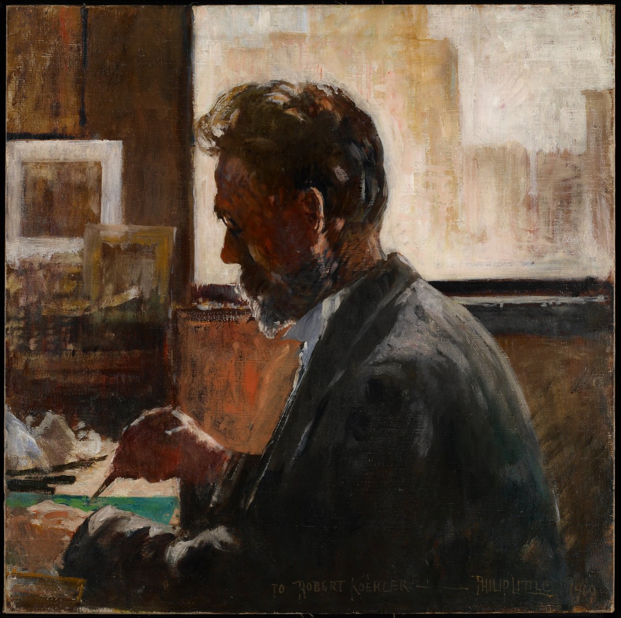 Portret van Robert Koehler door Philip Little