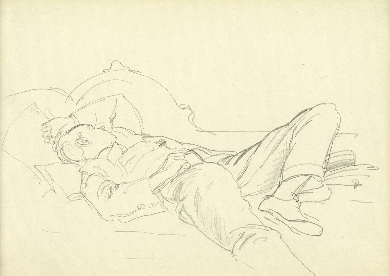 Slapende Jongen door Philip Wilson Steer