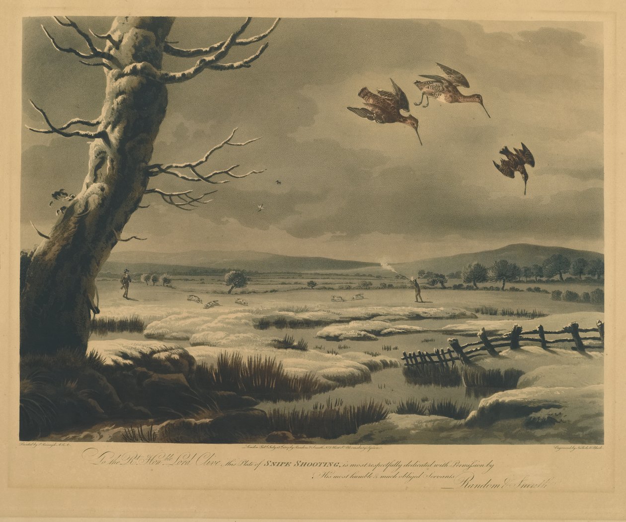 Snip schieten door Philip after Reinagle
