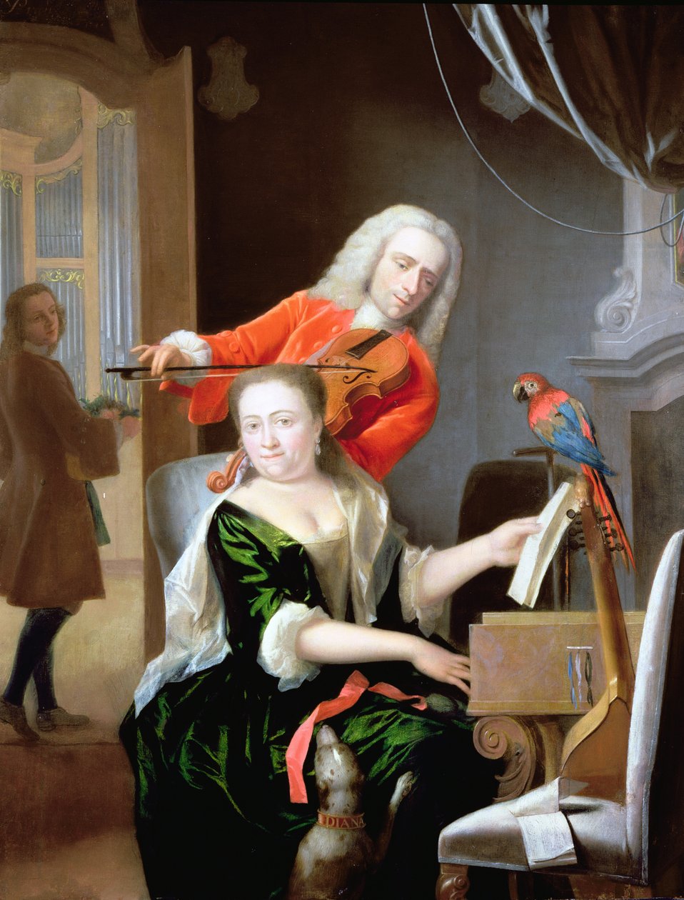 Een muzikaal gezelschap door Philip van Dijk