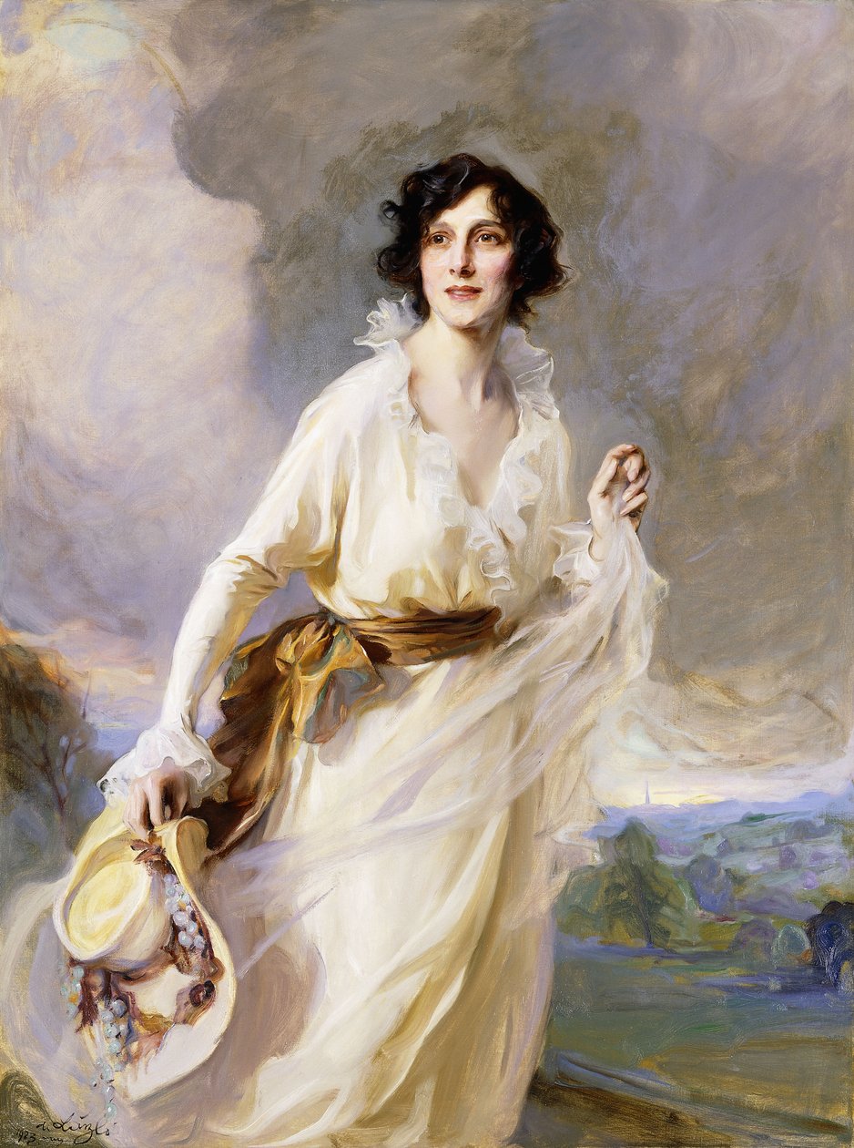 Portret van Lady Crosfield door Philip Alexius de Laszlo