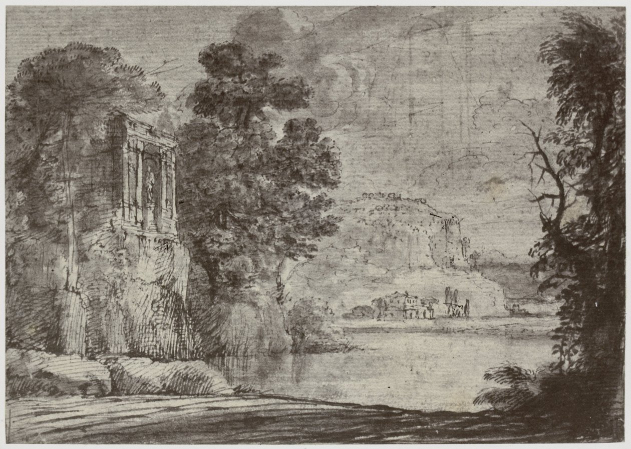 Claude [Lorrain], Avond door Philip Henry Delamotte