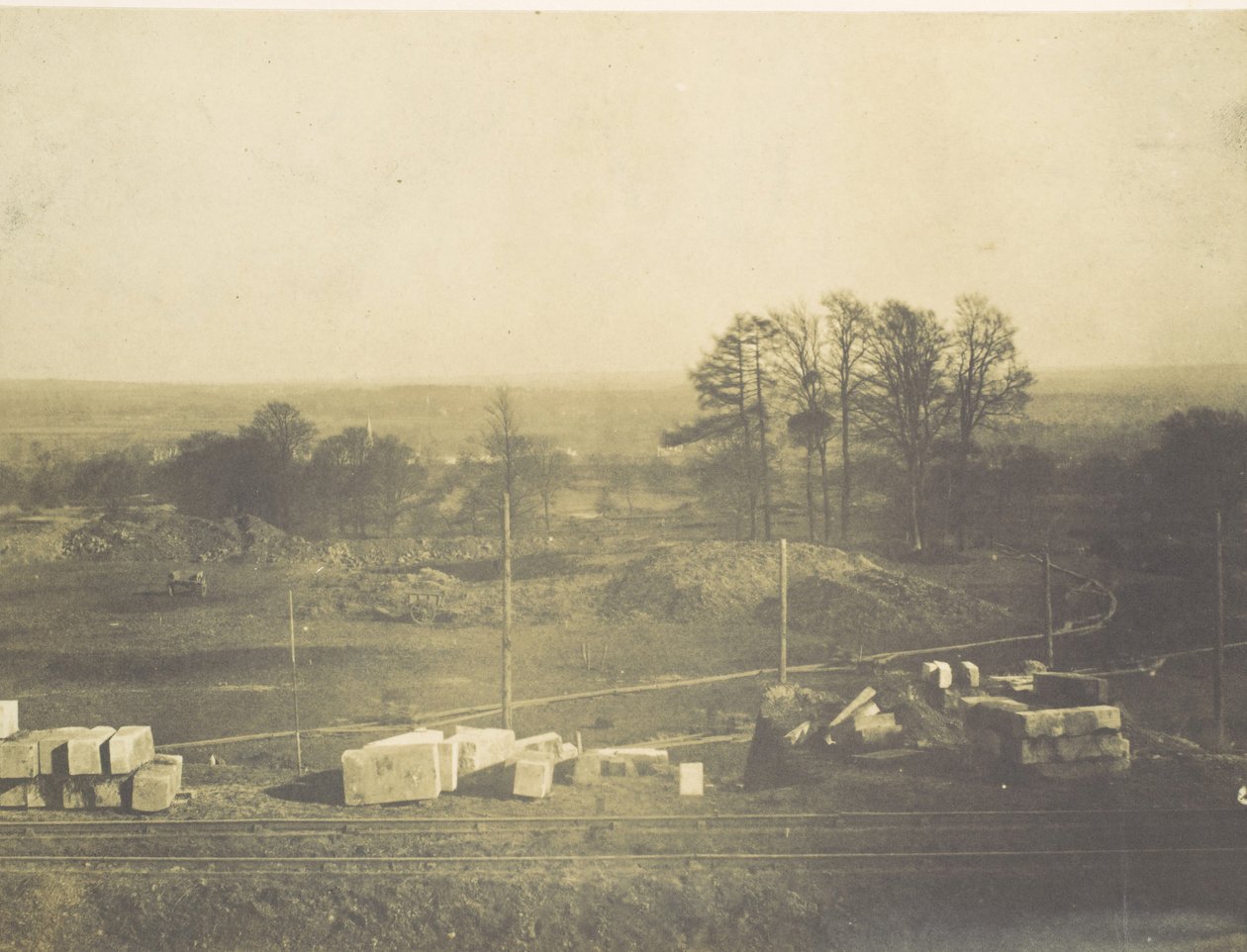 [De Gronden met Uitzicht op Penge], 1854 door Philip Henry Delamotte