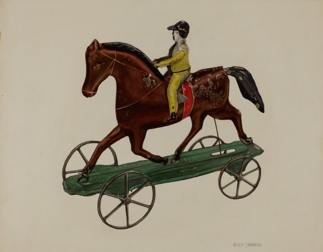 Paard en Ruiter door Philip Johnson