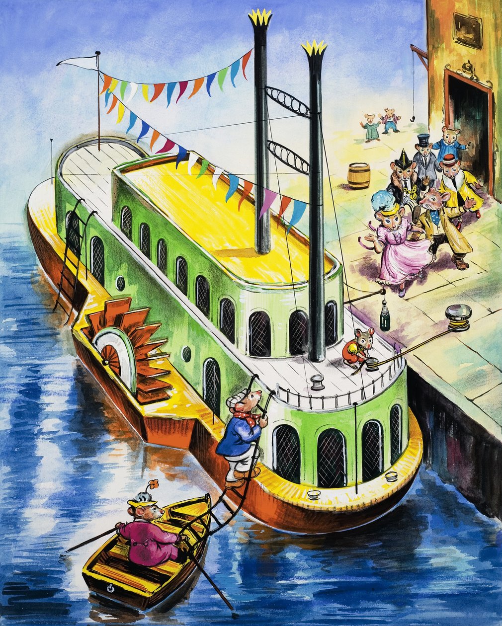 De stadsmuis en de plattelandsmuis door Philip Mendoza
