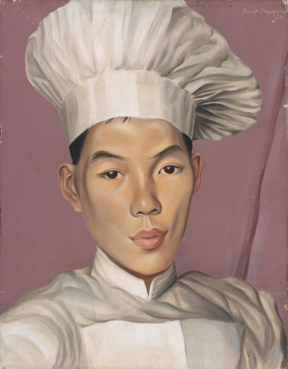 De Chinese Chef (Portret van Hing) door Philip Steegman