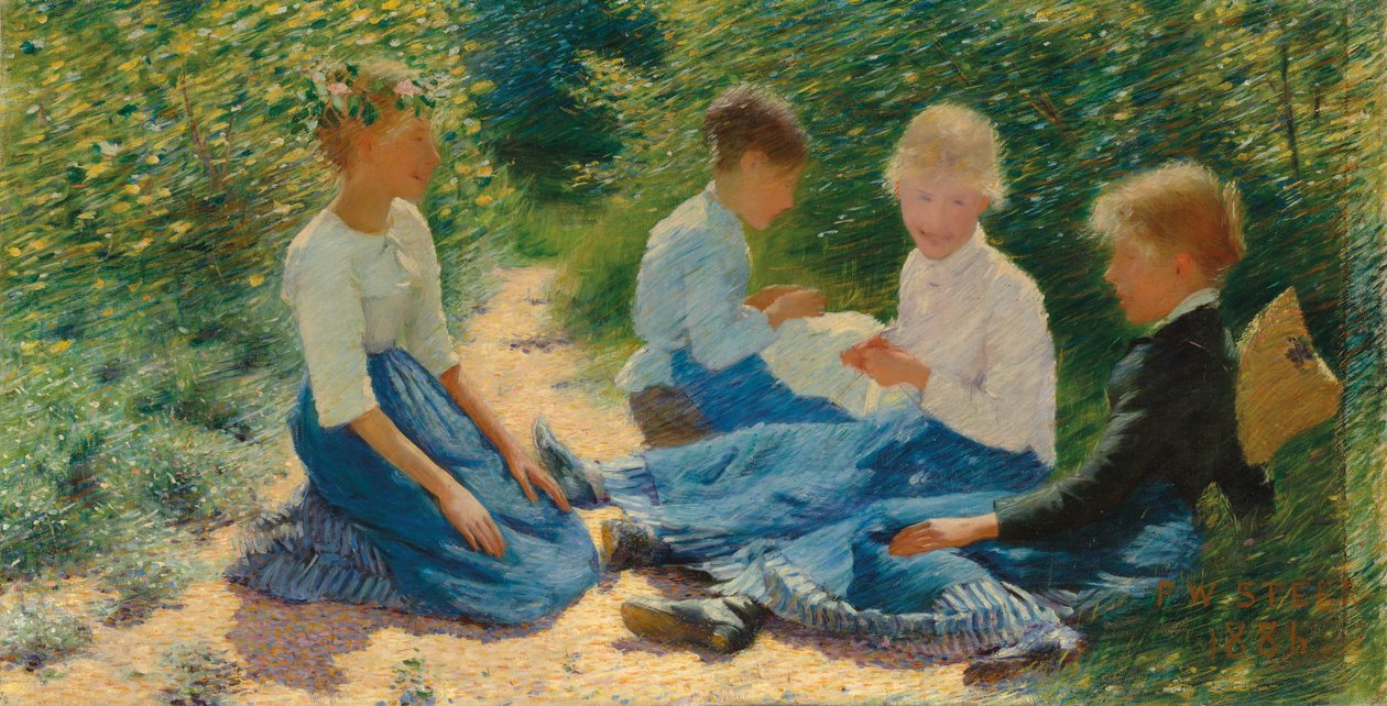 Kletskousen, 1886 door Philip Wilson Steer