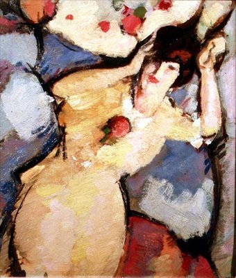 Meisje Liggend op een Bank door Philip Wilson Steer