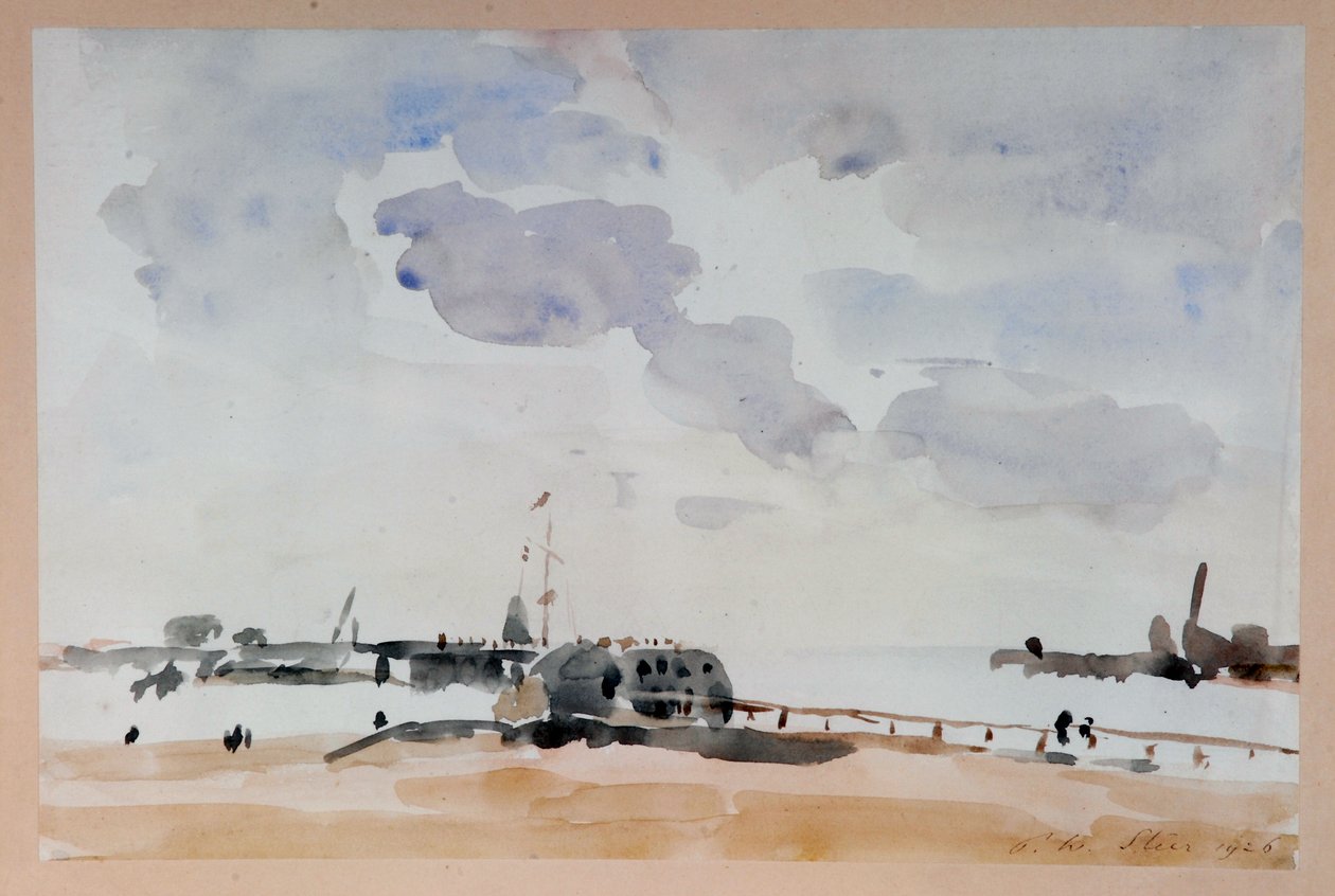 Havenmond, Shoreham door Philip Wilson Steer