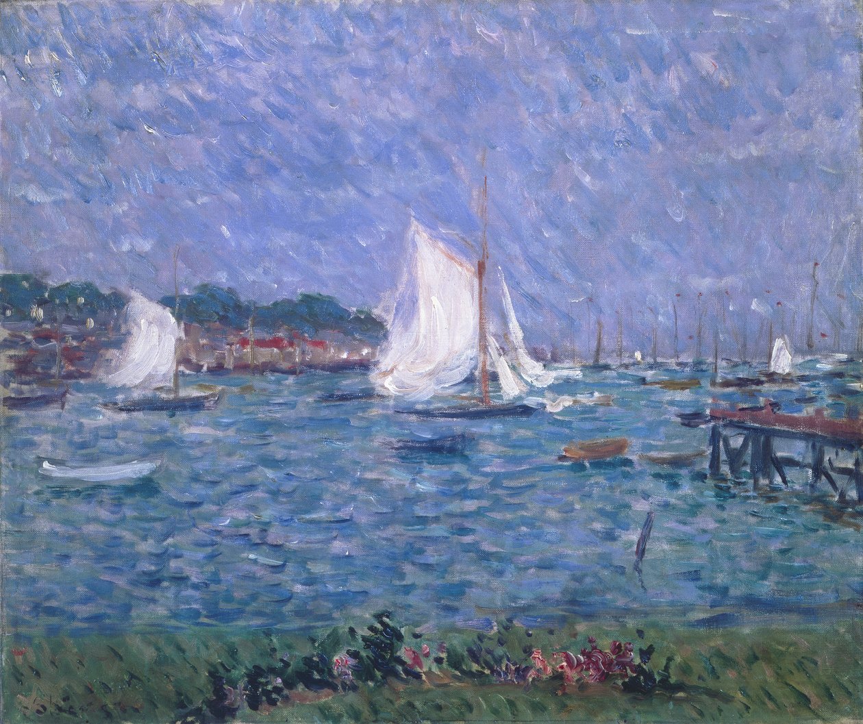 Zomer in Cowes door Philip Wilson Steer