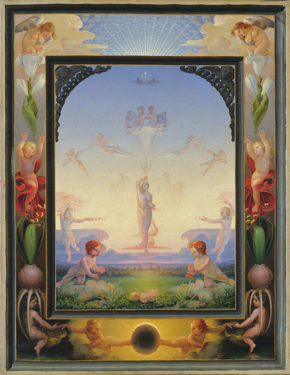Ochtend, 1808 door Philipp Otto Runge