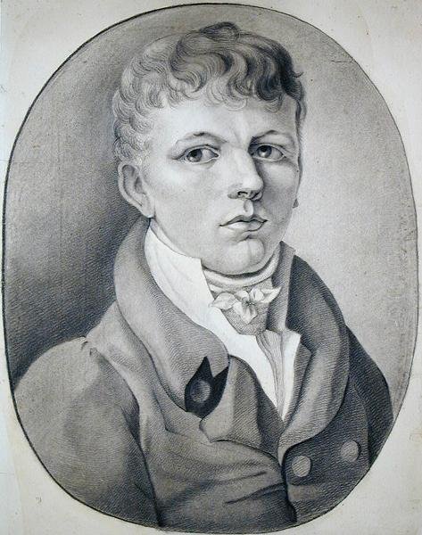 Portret van Gustav Runge, 1799 door Philipp Otto Runge