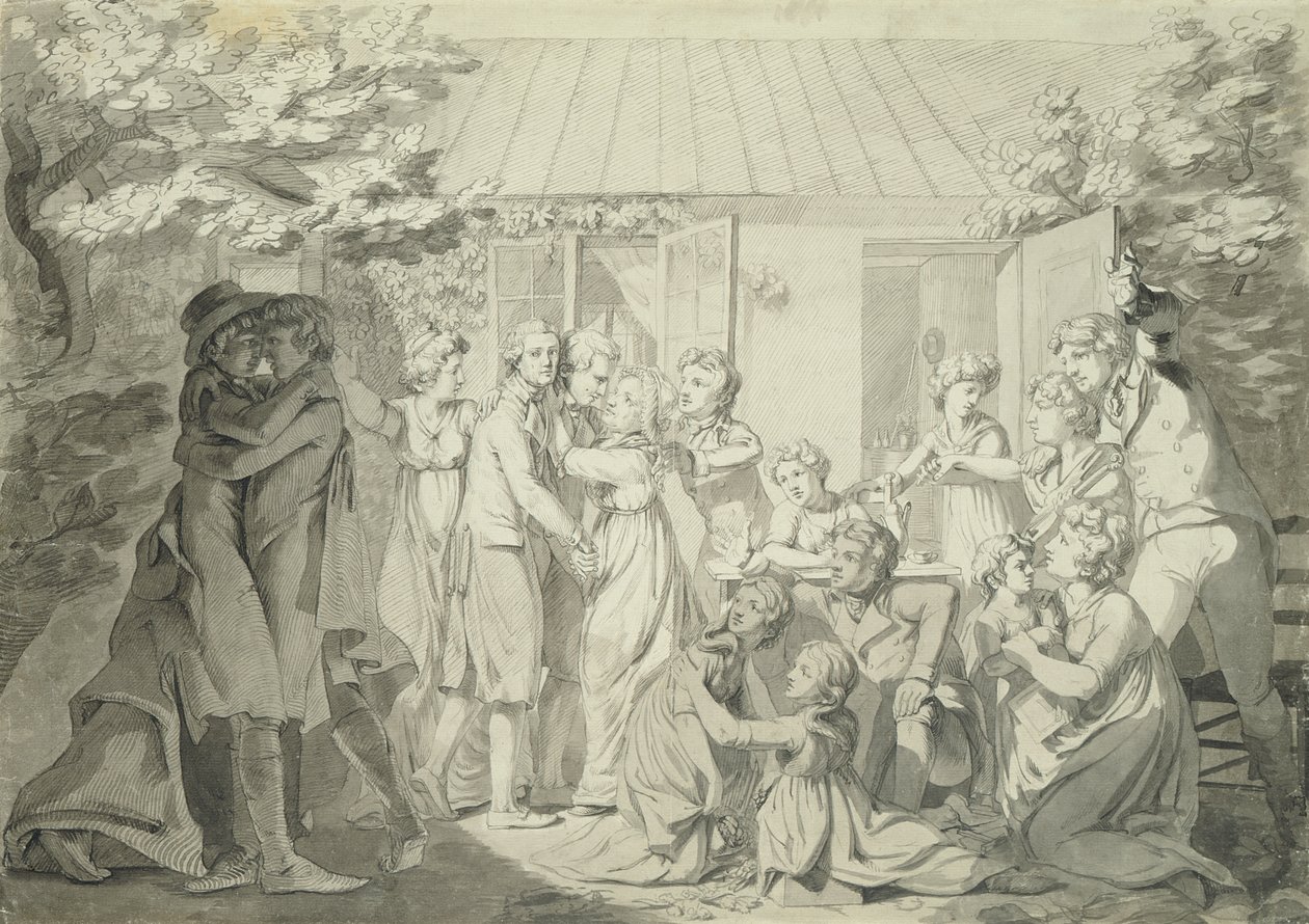 De thuiskomst van de zoon, 180001 door Philipp Otto Runge