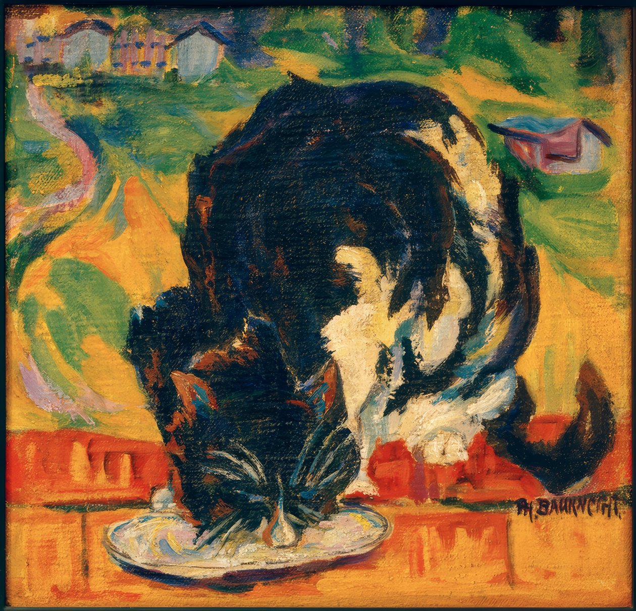 Eten kat door Philipp Bauknecht