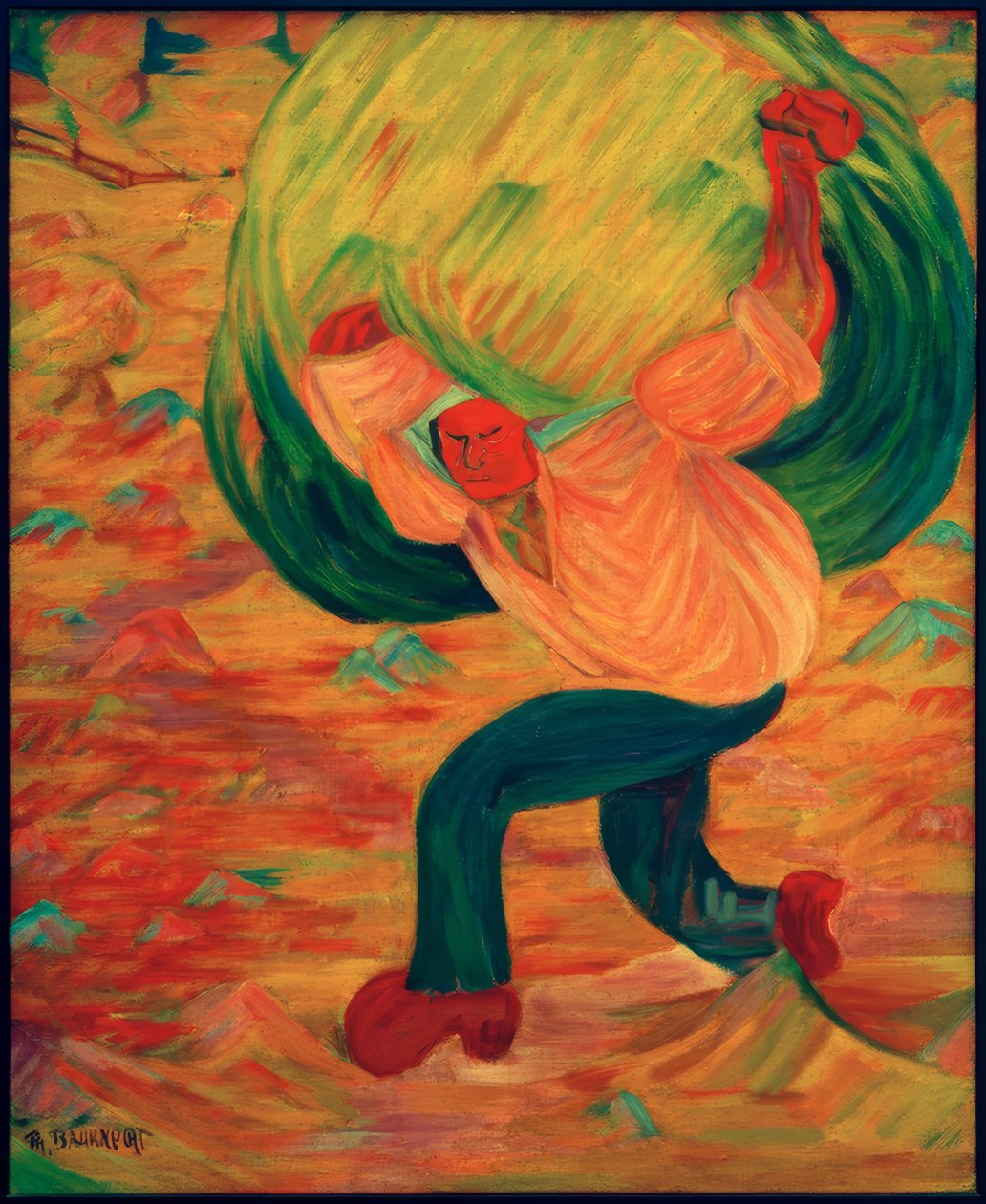 Hooidrager door Philipp Bauknecht