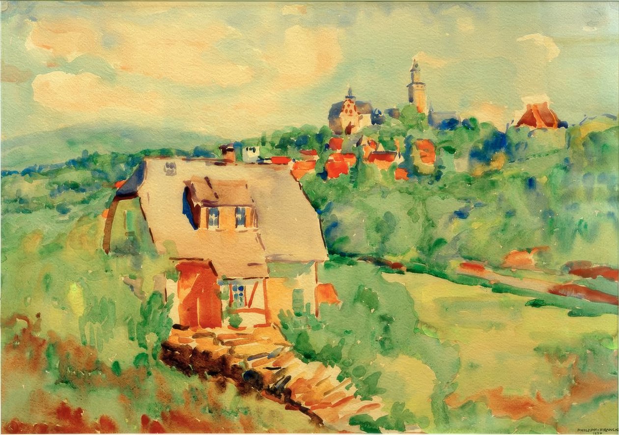 Uitzicht op Kronberg door Philipp Franck