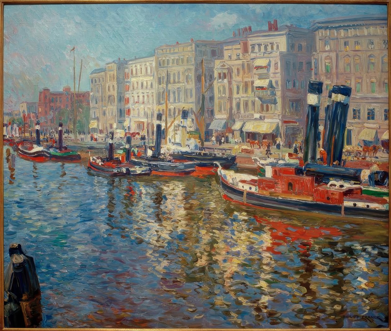 Stoombootkade door Philipp Franck