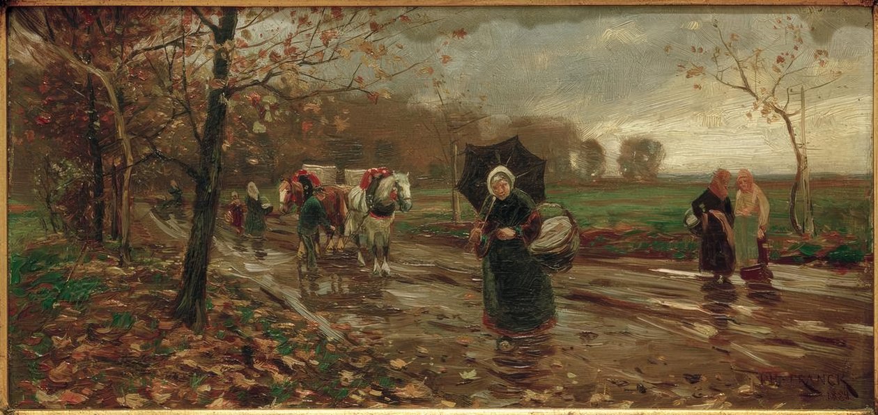 Herfstdag door Philipp Franck