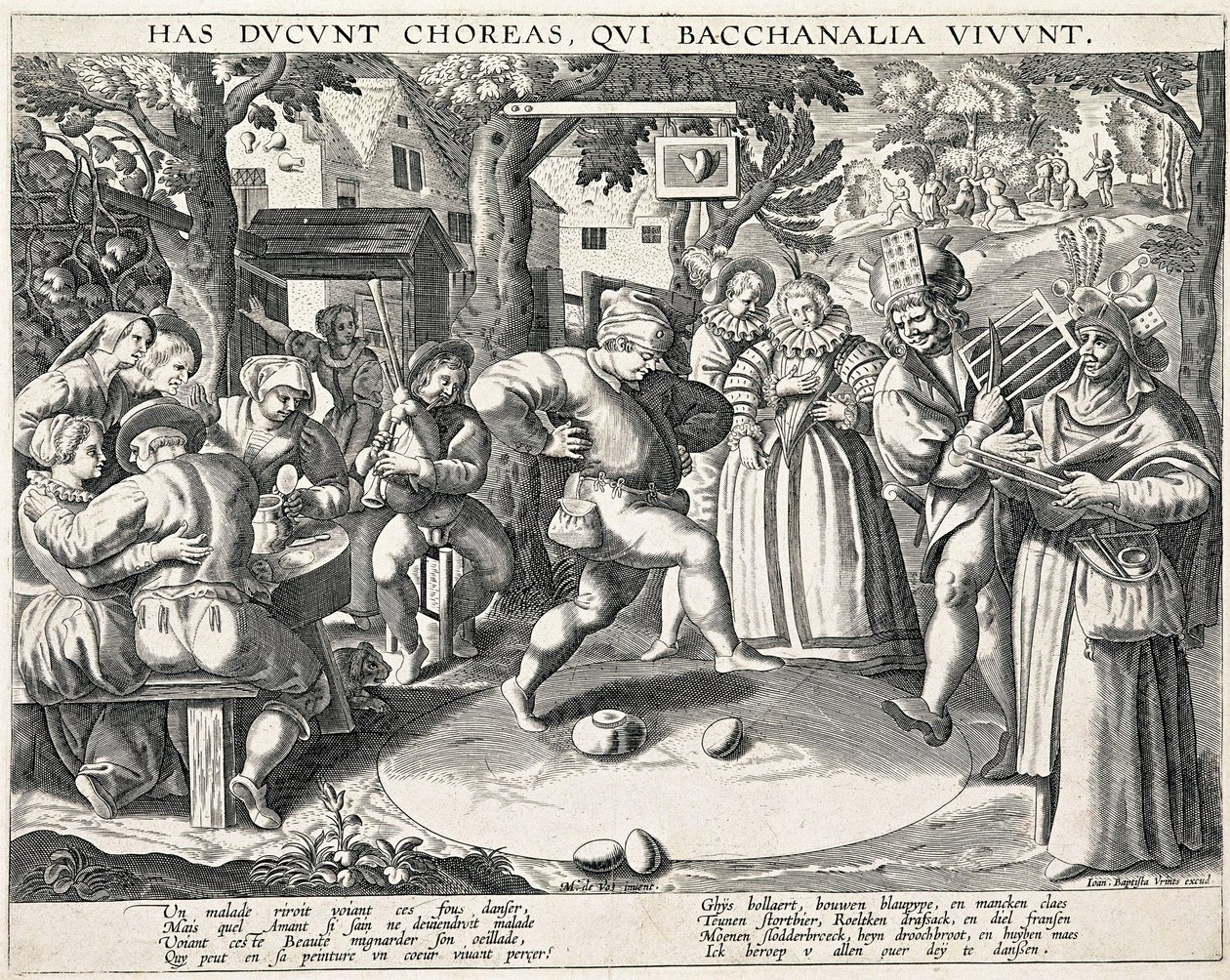 Eierdans, ca. 1580 door Philipp Galle