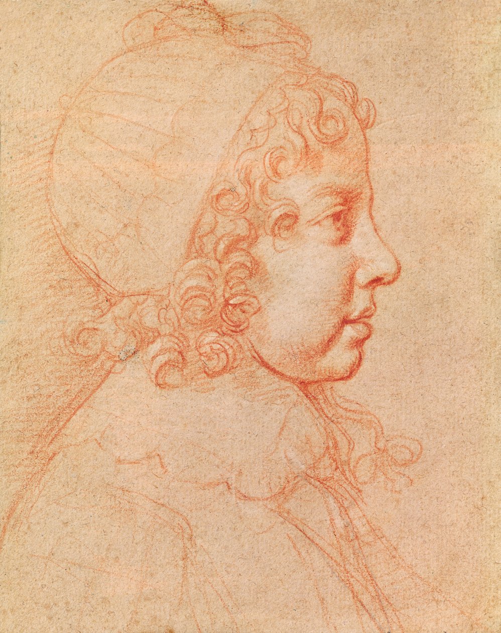 Portret van Lodewijk XIV als kind door Philippe de Champaigne