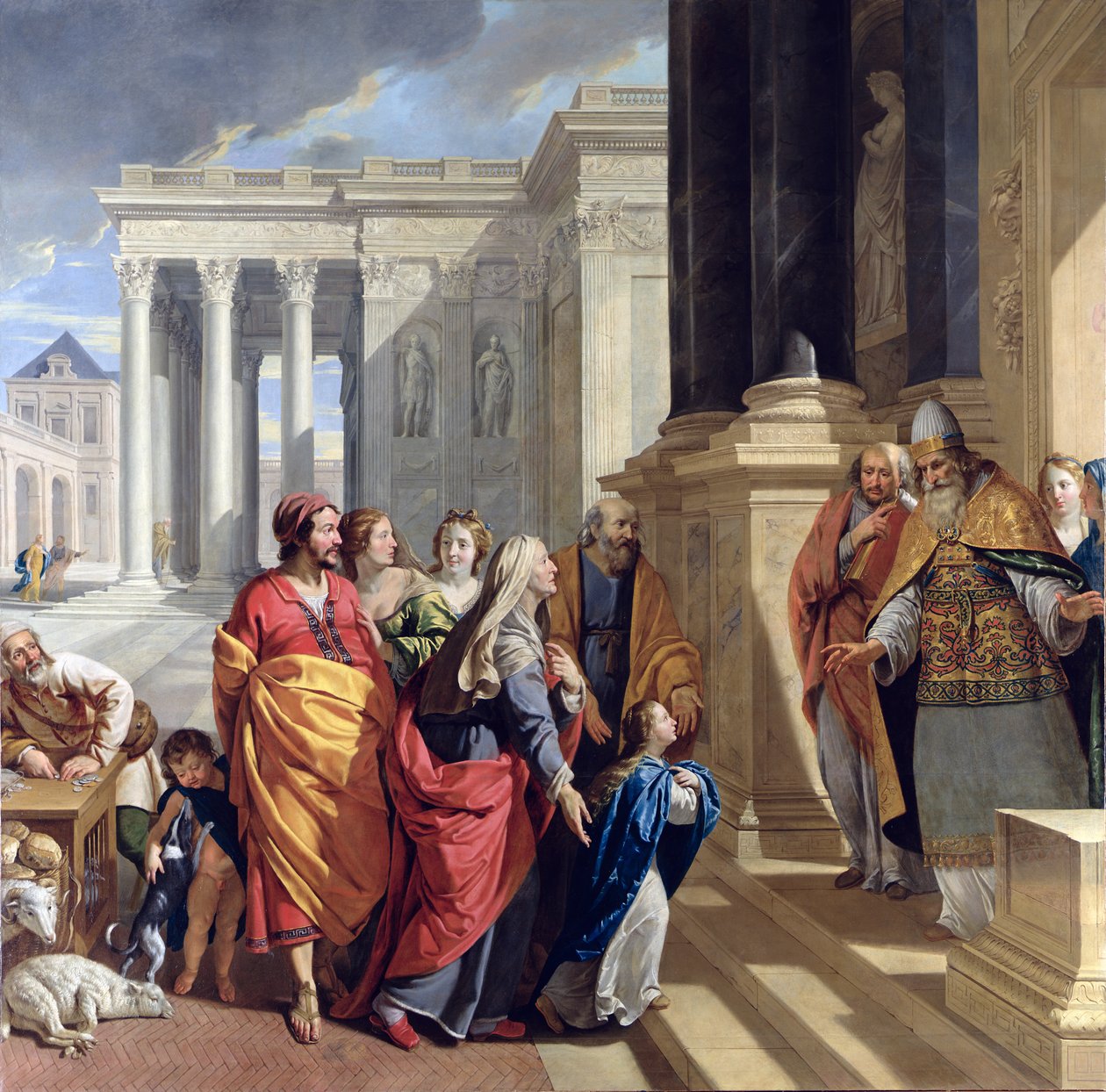 Presentatie van de Maagd in de Tempel, 1639-40 door Philippe de Champaigne