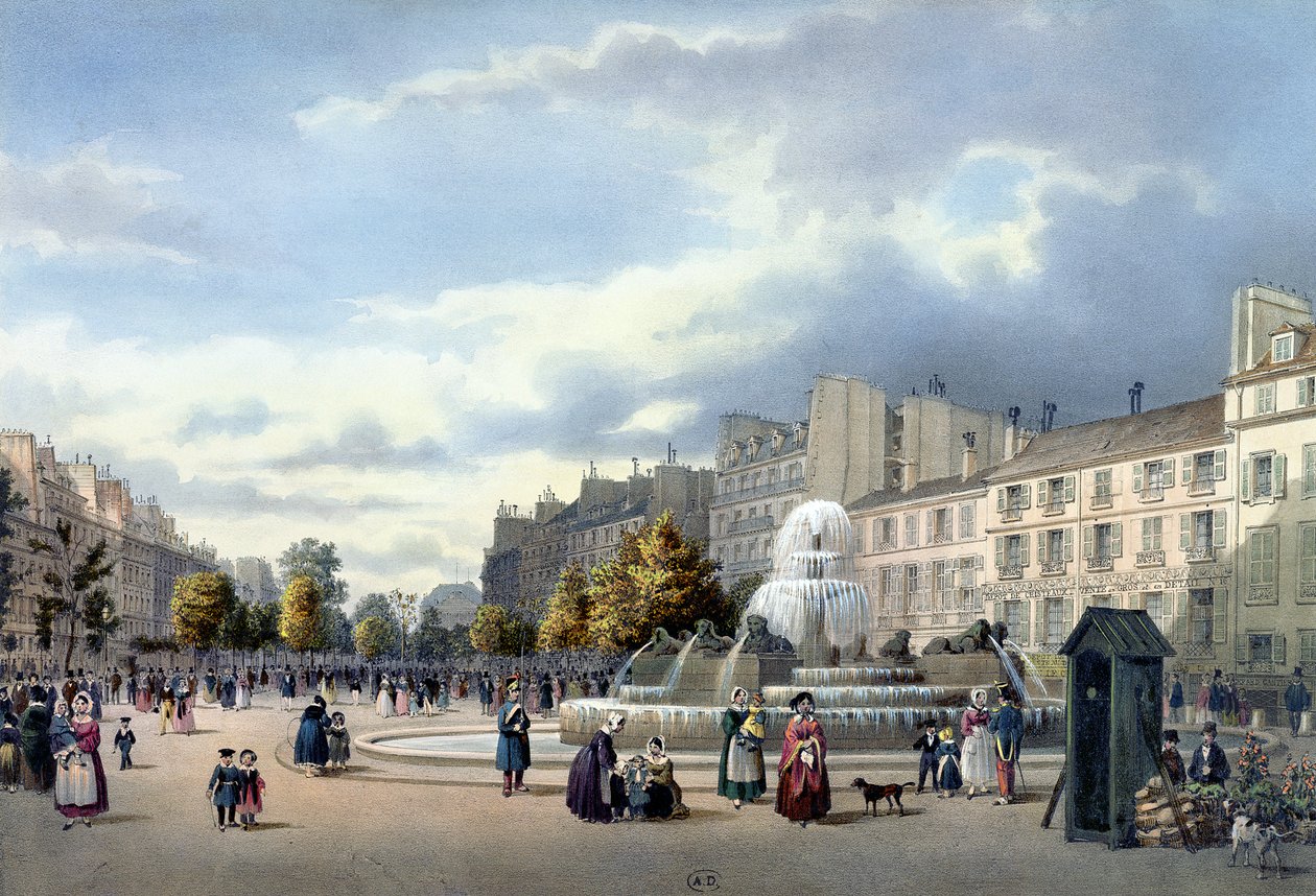 De Fontein van de Boulevard St. Martin, uit 