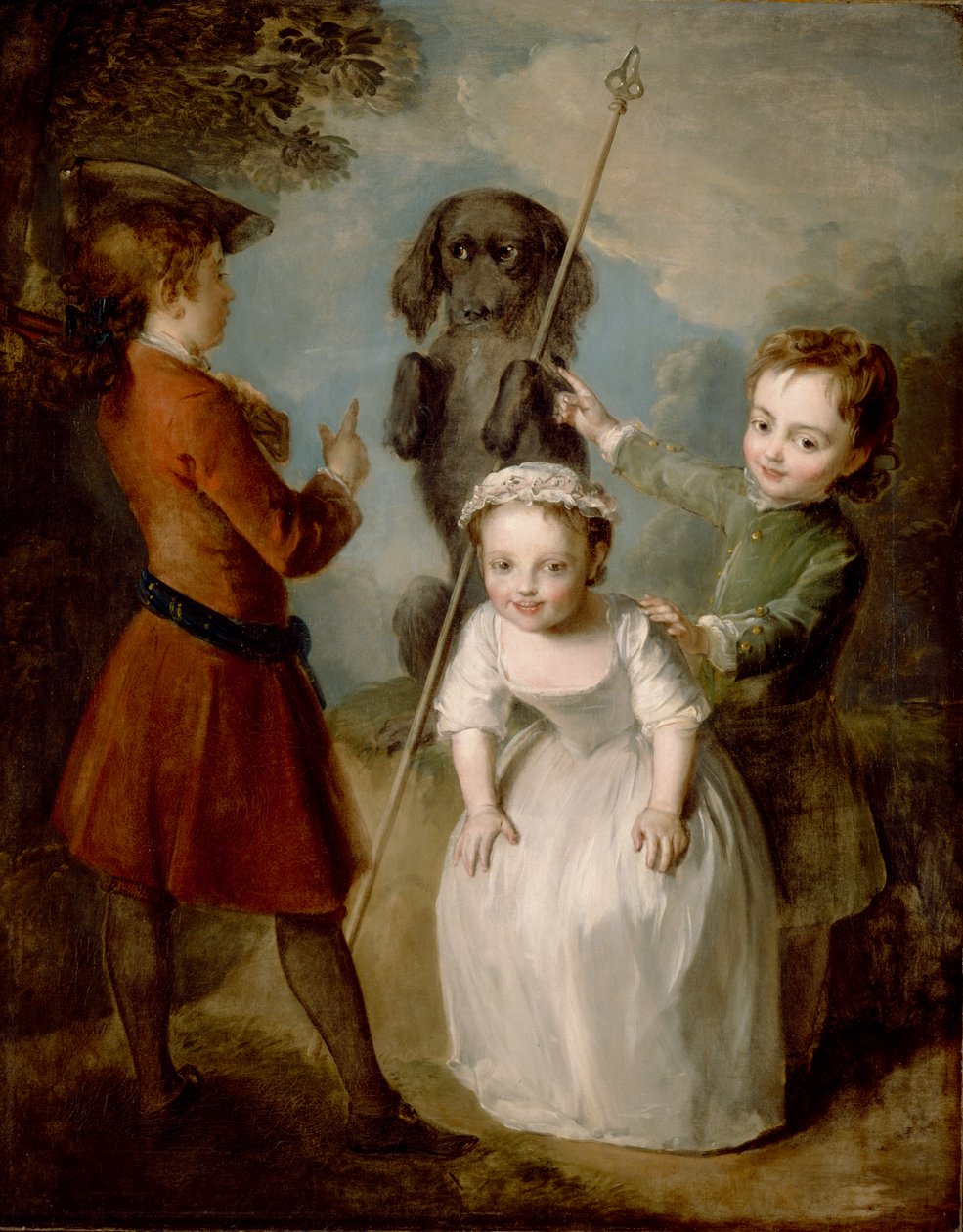 Soldaatje Spelen, c.1743 door Philippe Mercier