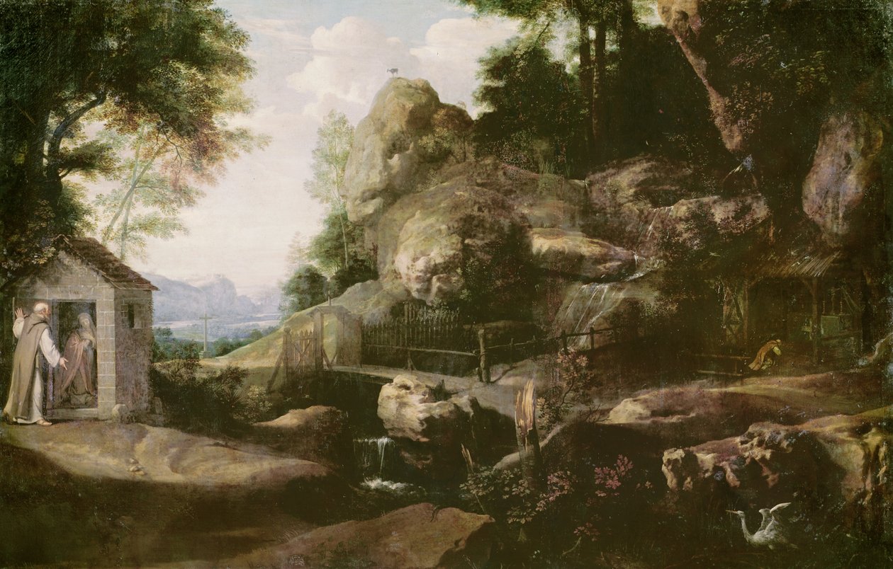 Paphnuce bevrijdt Thais, na 1656 door Philippe de Champaigne