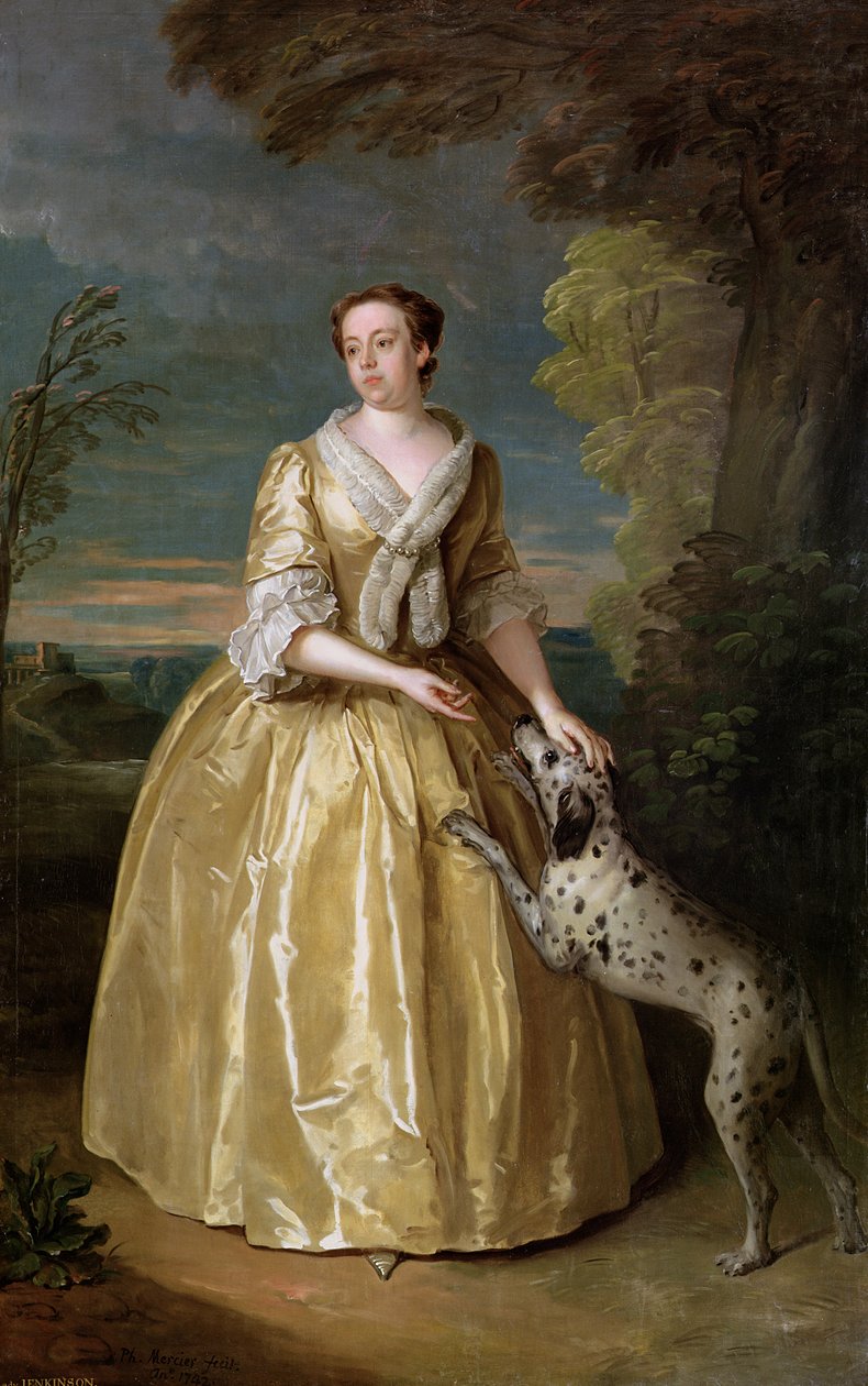 Portret van Lady Jenkinson door Philippe Mercier