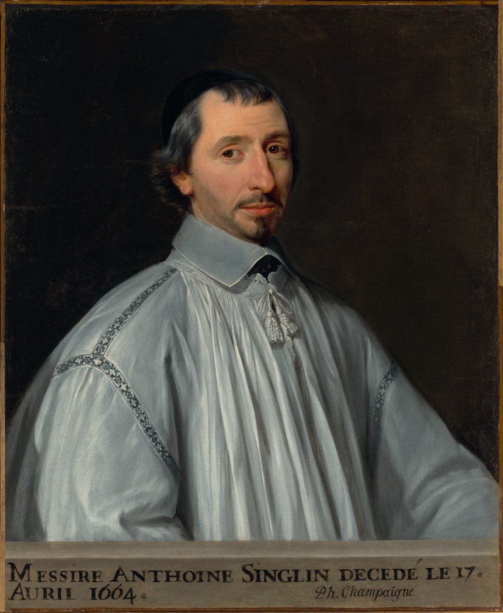 Antoine Singlin door Philippe de Champaigne
