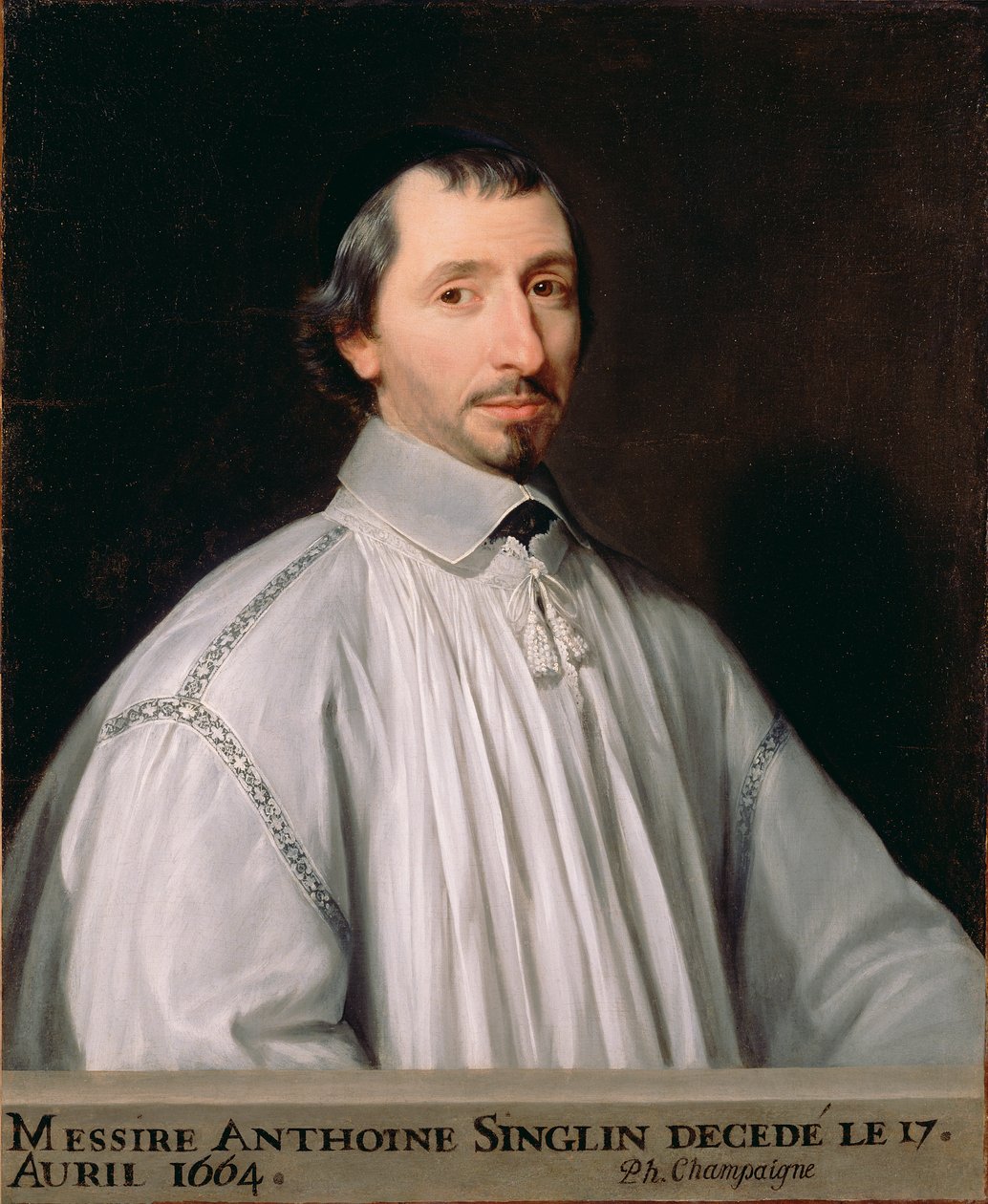 Antoine Singlin door Philippe de Champaigne